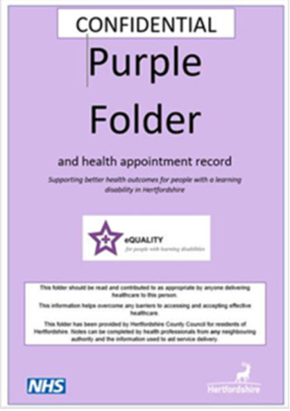 purple folder